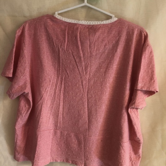 Floral Oversized Crop Top - Picture 5 of 6